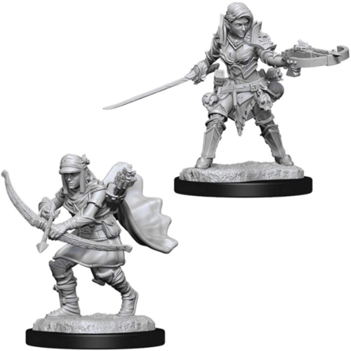 Wizk!ds (WZK73545) Unpainted Miniatures - Half-Elf Ranger Female (PF)