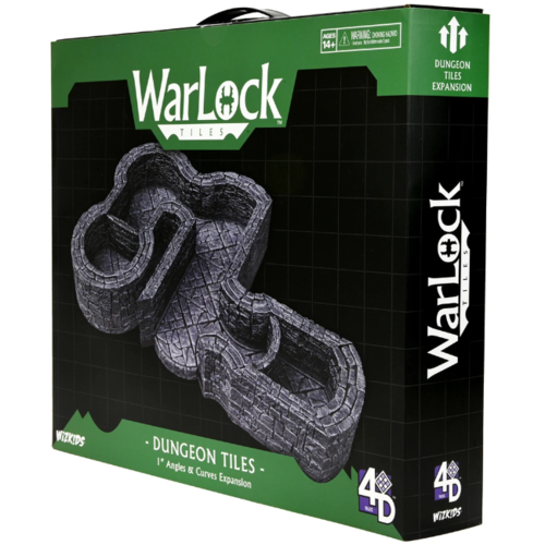 Wizk!ds WarLock Tiles: Expansion Pack - 1 inch Dungeon Angles & Curves Wizk!ds WarLock Tiles: Expansion Pack - 1 inch Dungeon Angles & Curves