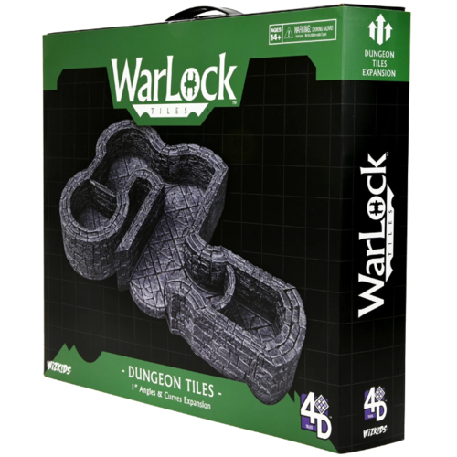 Wizk!ds WarLock Tiles: Expansion Pack - 1 inch Dungeon Angles & Curves