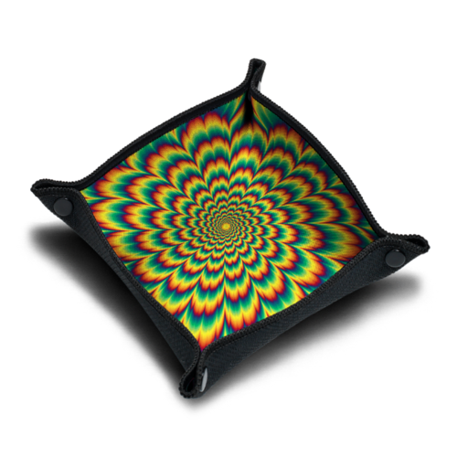 Wogamat Dice Tray - Pulsing Fiery Flower Wogamat Dice Tray - Pulsing Fiery Flower