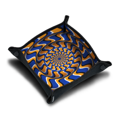 Wogamat Dice Tray - Abstract Round Frame Wogamat Dice Tray - Abstract Round Frame