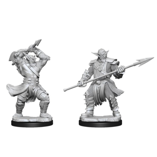 Wizk!ds Critical Role Unpainted Miniatures: Bugbear Fighter Male