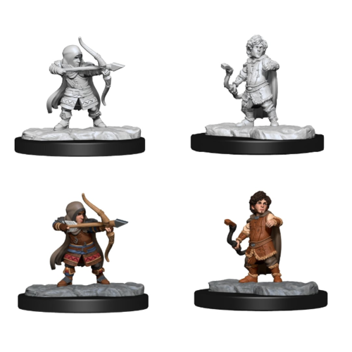 Wizk!ds Critical Role Unpainted Miniatures: Lotusden Halfling Ranger Male Wizk!ds Critical Role Unpainted Miniatures: Lotusden Halfling Ranger Male