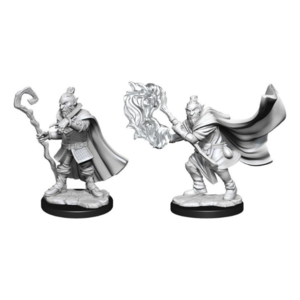 Wizk!ds Critical Role Unpainted Miniatures - Hobgoblin Wizard and Druid Male
