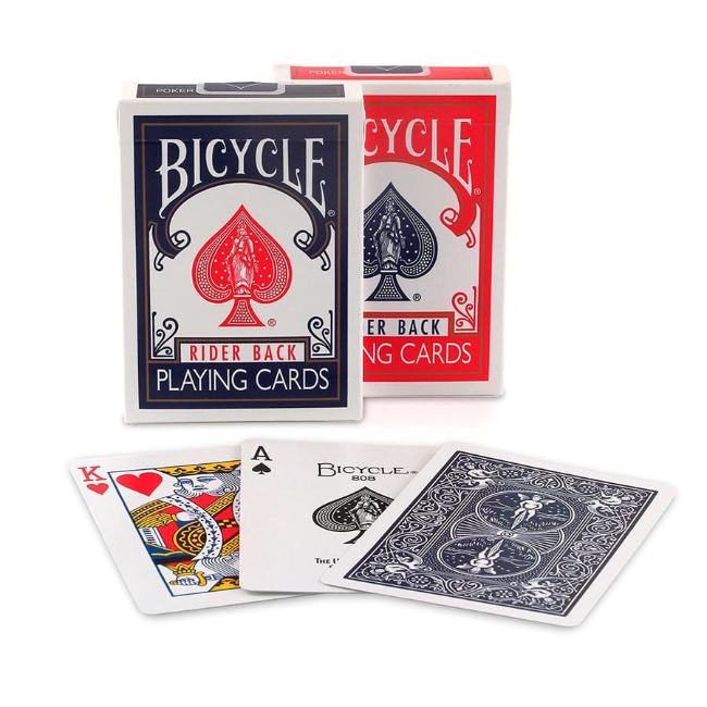 Schijnen spier logboek Pokerkaarten Rider Back Standard Bicycle - Subcultures