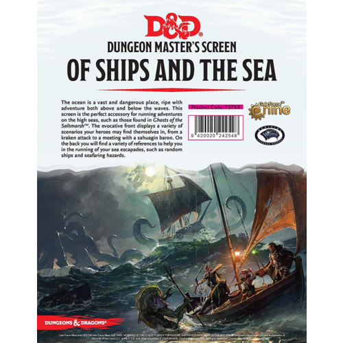 GF9- D&D 5E - DM Screen of Ships and Sea GF9- D&D 5E - DM Screen of Ships and Sea