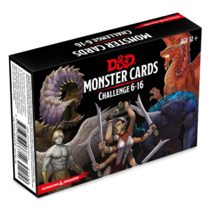 GF9- D&D 5.0 Spellbook Cards - Monsters 6-16 (74 cards)