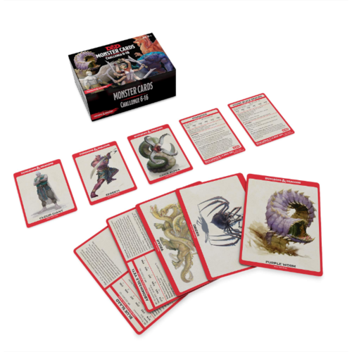 GF9- D&D 5.0 Spellbook Cards - Monsters 6-16 (74 cards)