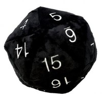 Jumbo D20 Plush Black