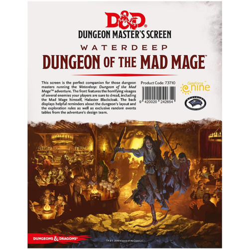 GF9- D&D 5E - Dungeon of the Mad Mage DM Screen GF9- D&D 5E - Dungeon of the Mad Mage DM Screen