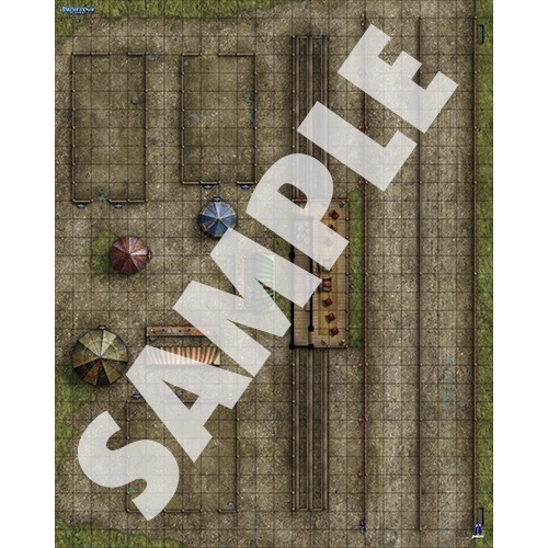 Paizo Pathfinder / D&D  Flip-Mat Carnival