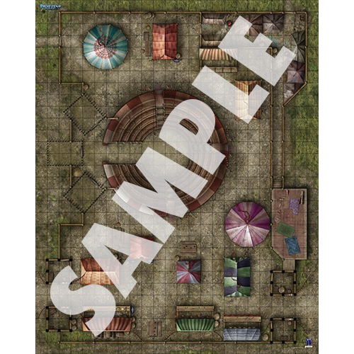 Paizo Pathfinder / D&D  Flip-Mat Carnival