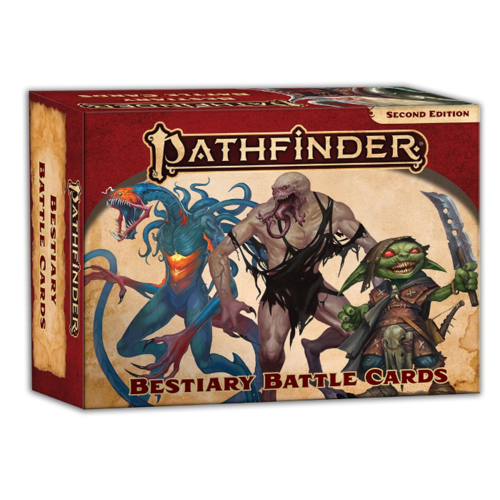 Paizo Pathfinder 2nd- Bestiary Battle Cards