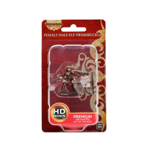 Pathfinder Battles: Premium Painted Figure - Half-Elf swashbuckler  Female