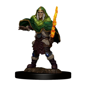 (WZK93039) Painted Miniatures - Elf Fighter Male
