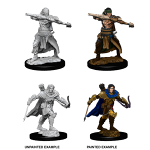 Wizk!ds (WZK73544) Unpainted Miniatures - Half-Elf Ranger Male