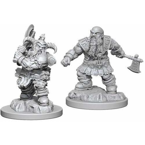 Wizk!ds Unpainted Miniatures- Dwarf Male Barbarian (5E) Wizk!ds Unpainted Miniatures- Dwarf Male Barbarian (5E)