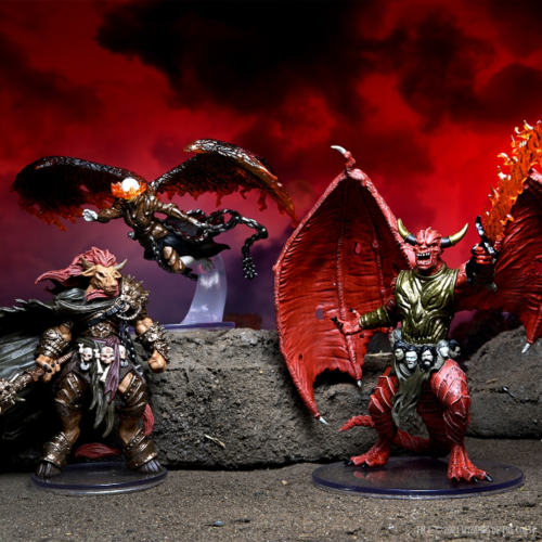 Wizk!ds D&D Icons of the Realms- Archdevils Bael, Bel and Zariel