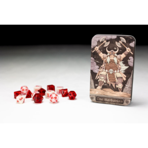 Beadle and Grimms Class-Specific 13 Piece Dice Set Barbarian (Pathfinder and 5E)