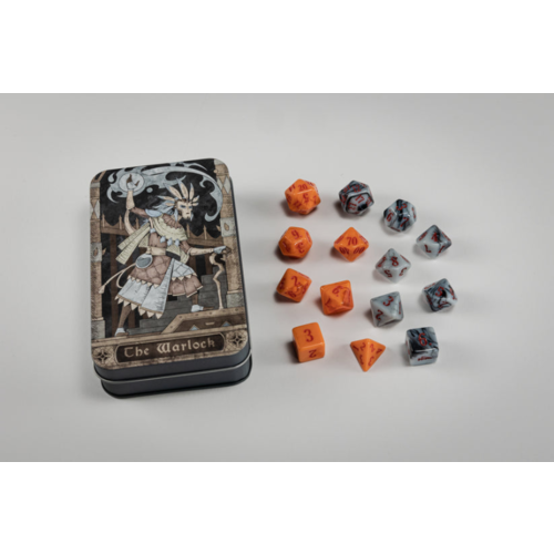 Beadle and Grimms Class-Specific 14-Piece Dice Set Warlock (5E)