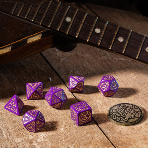 Q-Workshop The Witcher Dice Set Dandelion - Viscount de Lettenhove