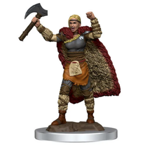 Wizk!ds Painted Miniatures: Human Barbarian Female  (5E/PF)