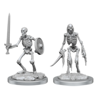 (WZK90533) Unpainted Miniatures - Skeletons