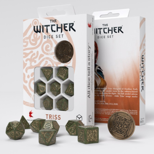 Q-Workshop The Witcher Dice Set Triss - The Fourteenth of the Hill Q-Workshop The Witcher Dice Set Triss - The Fourteenth of the Hill