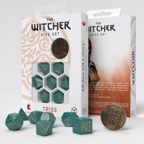 Q-Workshop The Witcher Dice Set Triss - The Beautiful Healer Q-Workshop The Witcher Dice Set Triss - The Beautiful Healer
