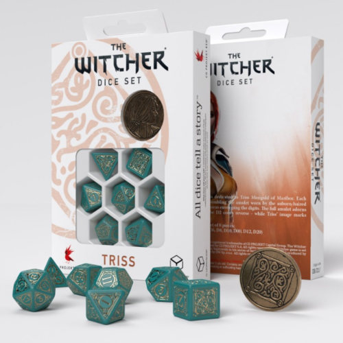 Q-Workshop The Witcher Dice Set Triss - The Beautiful Healer