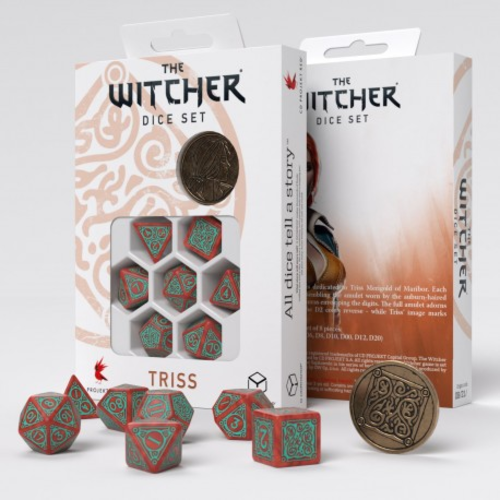 Q-Workshop The Witcher Dice Set Triss - Merigold the Fearless Q-Workshop The Witcher Dice Set Triss - Merigold the Fearless