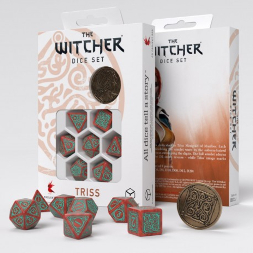 Q-Workshop The Witcher Dice Set Triss - Merigold the Fearless