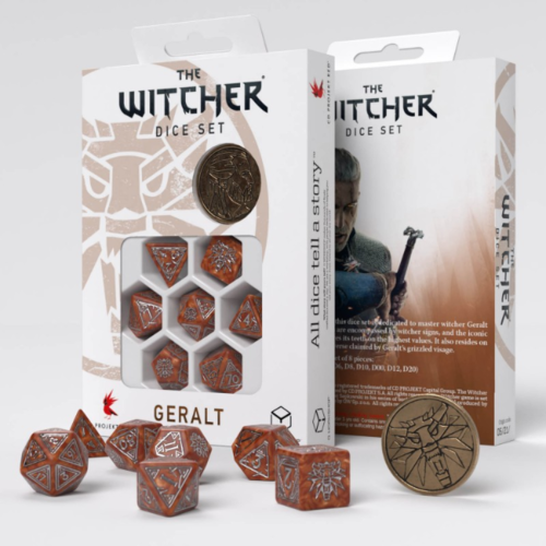 Q-Workshop The Witcher Dice Set Gerald -The Monster Slayer Q-Workshop The Witcher Dice Set Gerald -The Monster Slayer