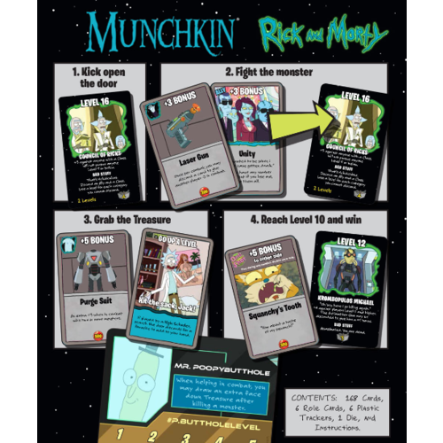 Steve Jackson Games Munchkin Rick & Morty