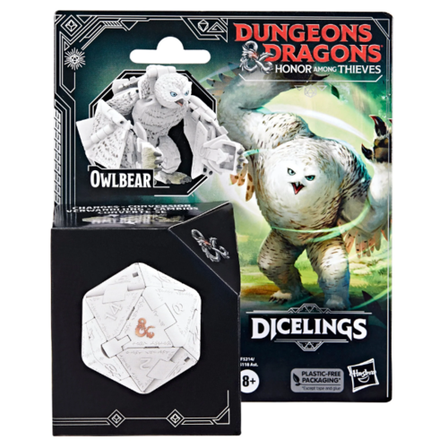Dungeons & Dragons Honor Among Thieves D&D Dicelings White Owlbear