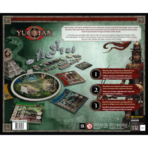 Yucatan Kickstarter (including sleeves, playmat, 5-6 player en solo expansions.)