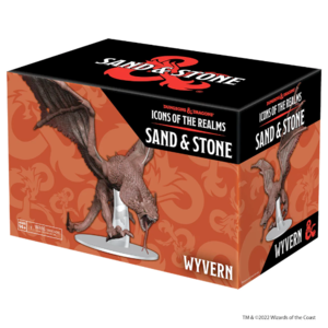 Wizk!ds D&D Icons of the Realms Miniatures: Sand & Stone - Wyvern Boxed Miniature