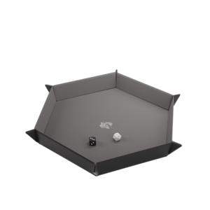 Magnetic Dice Tray Hexagonal Black/Gray Magnetic Dice Tray Hexagonal Black/Gray