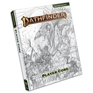 Pathfinder RPG - Player Core (Second Edition) - Sketch Cover