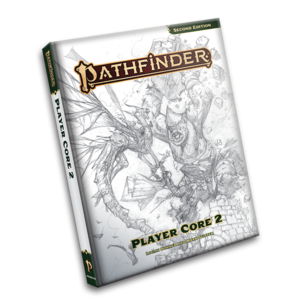 PREORDER - Pathfinder RPG - Player Core 2 (Second Edition) - Sketch Cover (expected August 2024)