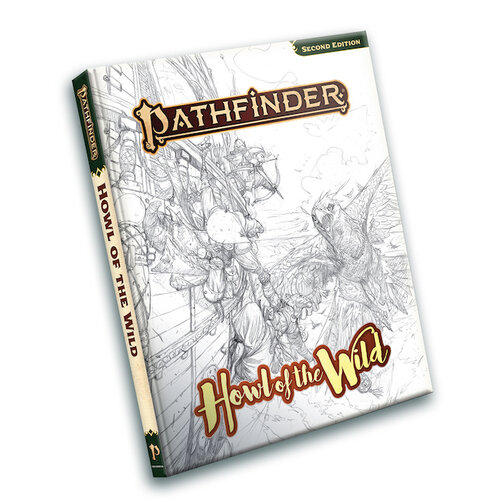 Pathfinder RPG - Howl of the Wild - Sketch Cover