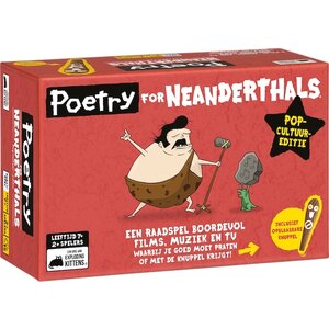 Exploding Kittens Poetry for Neanderthals - Pop Cultuur Editie (NL)