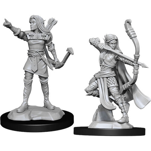Wizk!ds Unpainted Miniatures - Elf Female Ranger (5E)