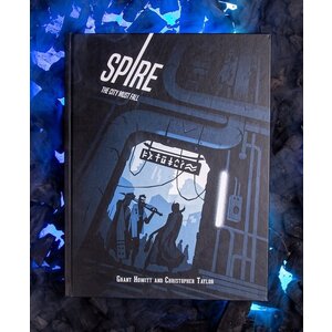 Rowan, Rook and Decard Spire: The City Must Fall RPG - Core Rulebook (5th Anniversary printing)
