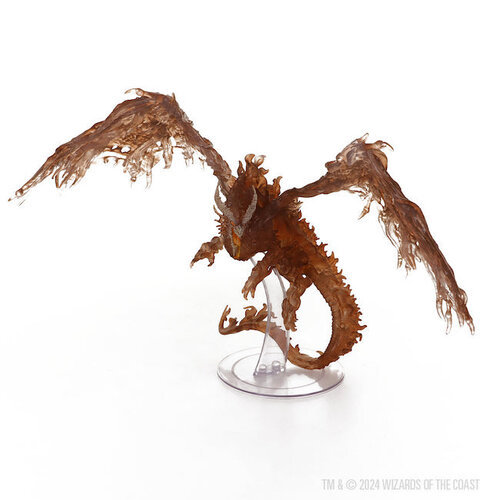 Wizk!ds (WZK96302) Big Miniatures - Red Ghost Dragon (Painted)