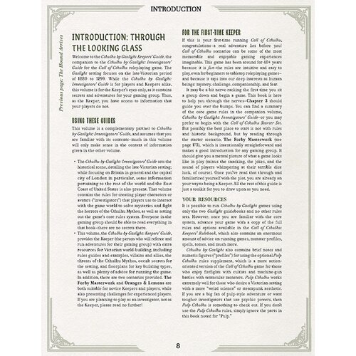 Call of Cthulhu RPG: Cthulhu by Gaslight - Keepers' Guide