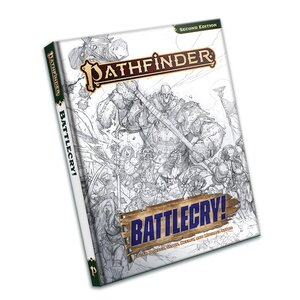 Paizo Pathfinder RPG - Battlecry! - Sketch Cover