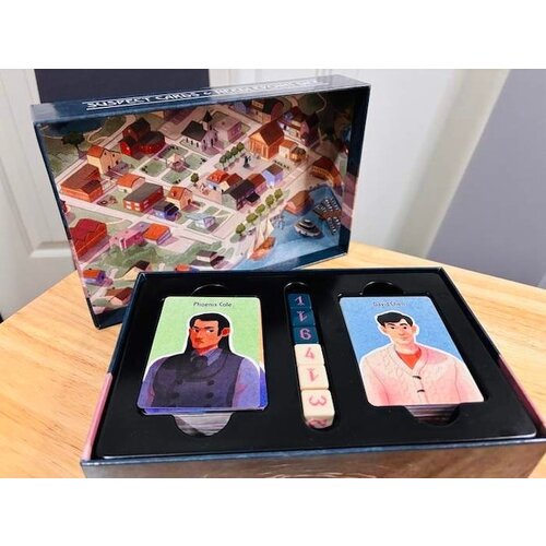 Brindlewood Bay RPG - Suspect Cards & Needlepoint Dice