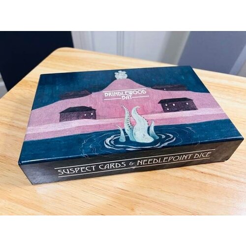 Brindlewood Bay RPG - Suspect Cards & Needlepoint Dice
