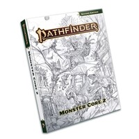 PREORDER - Pathfinder RPG - Monster Core 2 - Sketch Cover (expected mid-November 2025)